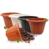 Random Hanging Plastic Flower Pot 21cm CP 220