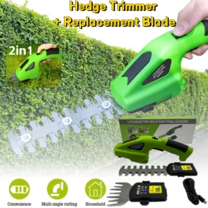 2 in 1 Cordless Hedge Trimmer