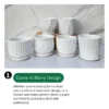 my-11134207-7r992-lnquhri2k24c43.webp Random White Ceramic Flower Pot 15-50cm Plant Height