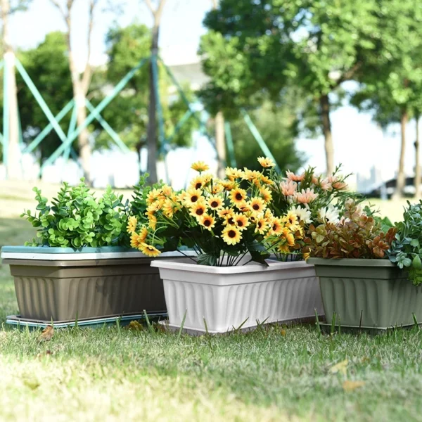 Rectangular Plastic Planter Box