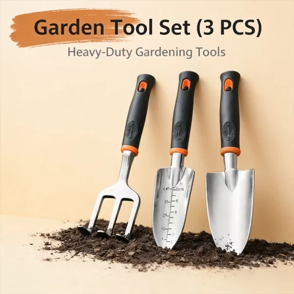 3 Pcs Aluminium Garden Tool Set