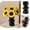 Random Bubble Glass Flower Vase