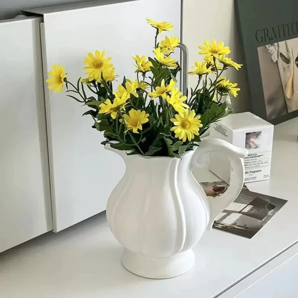 Random Nordic Ceramic Pitcher Vase