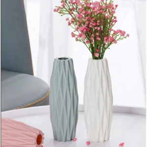 Random Nordic Faux Ceramic Flower Vase