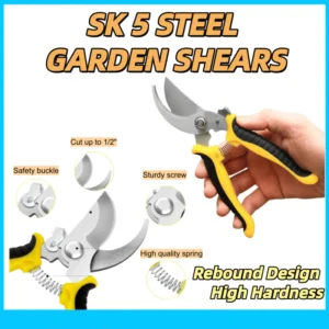 sg-11134201-824jj-mef8c4jzuc5h23.webp SK5 Stainless Steel Pruning Shears L19cm W9cm