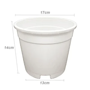 Random Plastic Flower Pot NP170 L17cm W17cm H14cm