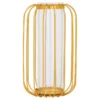 Golden Frame Metal Flower Vase